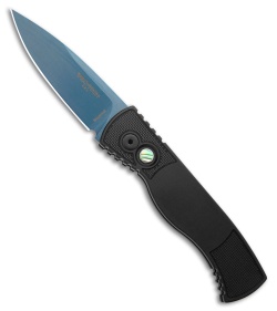 Pro-Tech TR-2 Tactical Response 2 Automatic Knife Black (3" Sapphire Blue)
