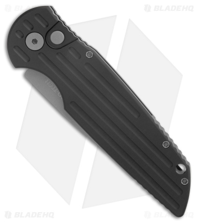 Pro-Tech Tactical Response TR-3 Knife Black w/ Grooves (3.5" Bead Blast)