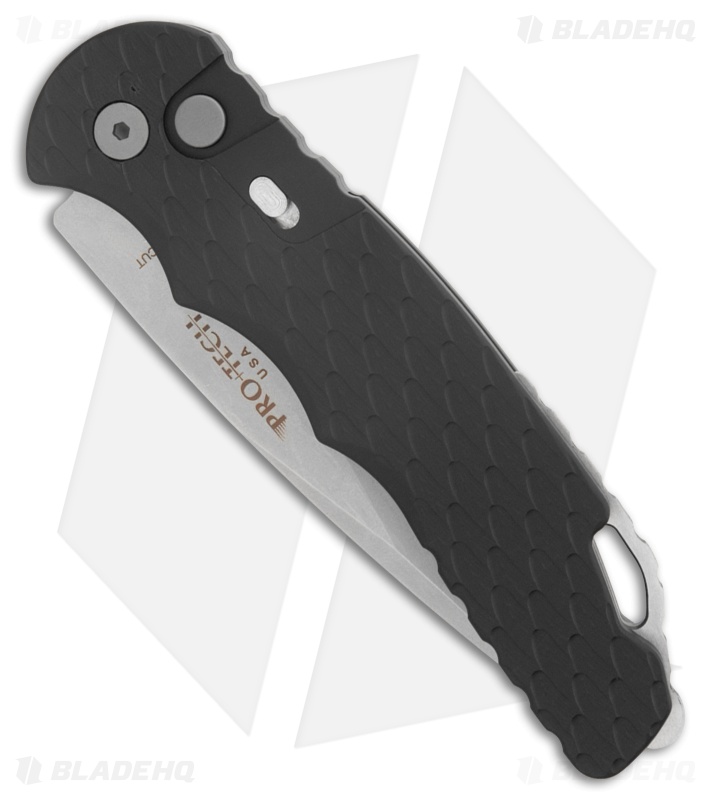 Pro-Tech TR-4.F5 Tactical Response 4 Automatic Knife Black Feather Grip (4" SW)