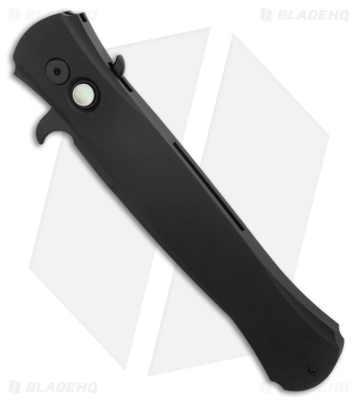 Pro-Tech Large Don Automatic Knife Black 3D Al MOP Button (4.5" Black) 1921-LTD
