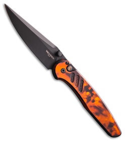 Pro-Tech Avalon Button Lock Knife Solid Del Fuego Aluminum (4.25" DLC MagnaCut)