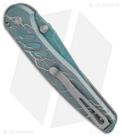 Pro-Tech Avalon MagnaCut Button Lock Knife Icefall (4.25" Ice Cerekote)