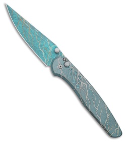 Pro-Tech Avalon MagnaCut Button Lock Knife Icefall (4.25" Ice Cerekote)