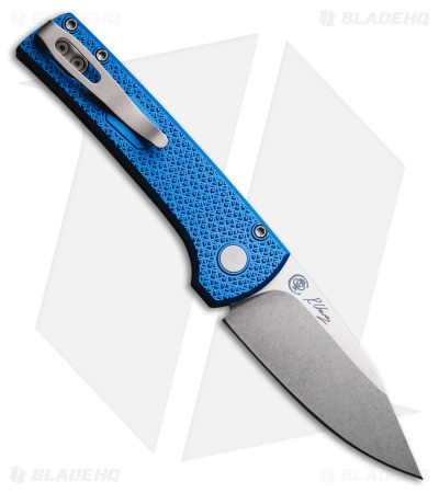 Pro-Tech Chavez Scapegoat Compact Auto Knife Carbide Blue Al (3.2" SW MagnaMax)