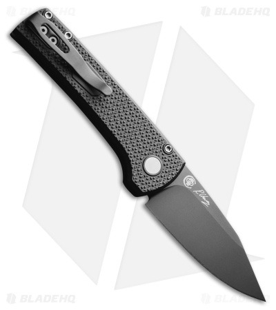 Pro-Tech Chavez Scapegoat Compact Auto Knife Carbide Black (3.2" DLC MagnaMax)