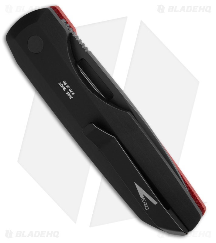 Vero Engineering + Pro-Tech Synapse Auto Knife Red Linen Micarta (3.5" DLC)