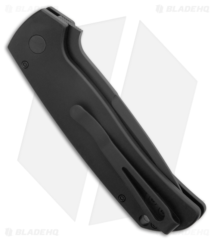 Pro-Tech Terzuola ATCF Operator Auto Knife Black Al Tritium Button (3.5" DLC)