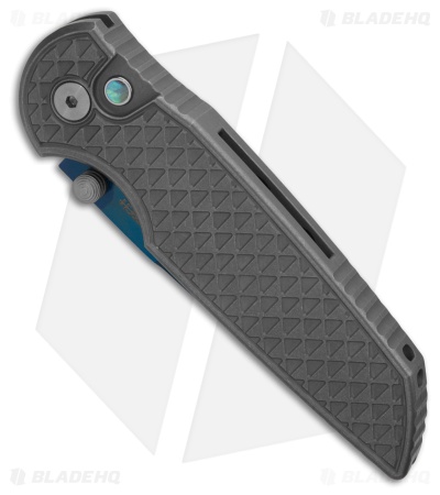 Pro-Tech TR-3 Integrity Button Lock Knife BB/SW Relic Steel (3.5" Sapphire) 