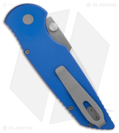 Pro-Tech TR-3 Integrity Blue Al Drop Point SW S35VN