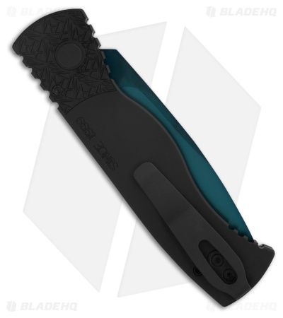 Pro-Tech TR-2 Tactical Response 2 Automatic Knife Black Nexus (3" Sapphire Blue)