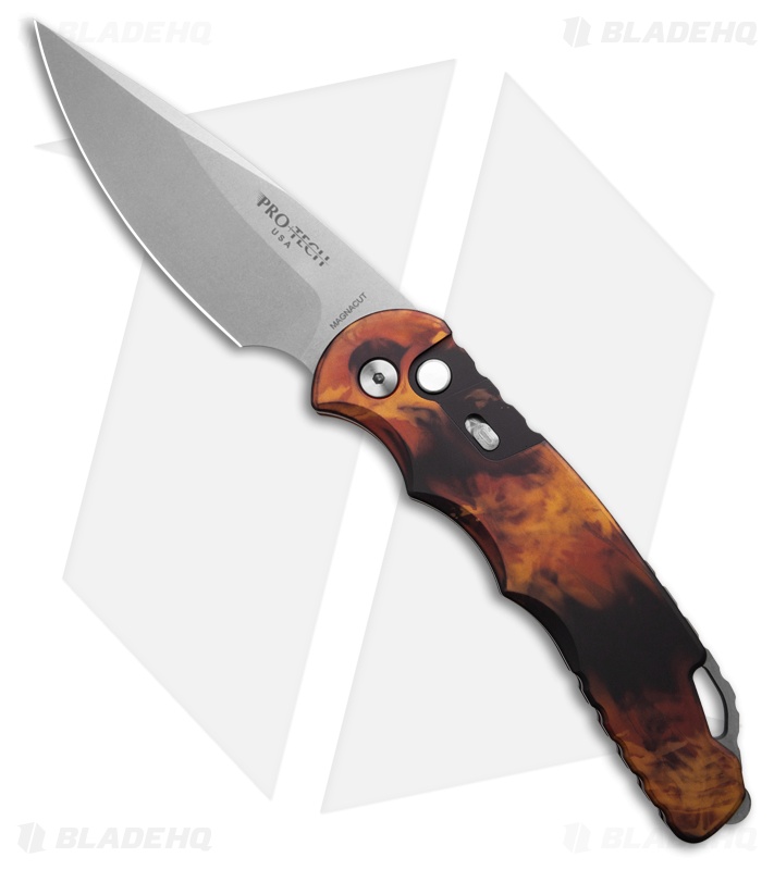 Pro-Tech TR-4 Auto Del Fuego Aluminum Drop Point SW