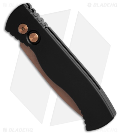 Pro-Tech Tactical Response 2 Automatic Knife Black Aluminum (3.1" Rose Gold)