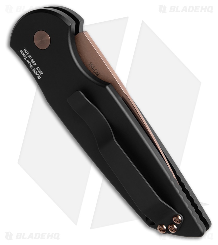 Pro-Tech Tactical Response 3 Auto Knife Black Al Rose Gold