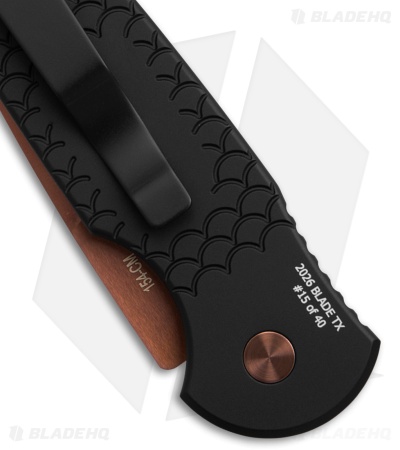Pro-Tech Tactical Response TR-3 Automatic Knife Scale Black Al (3.5" Copper)
