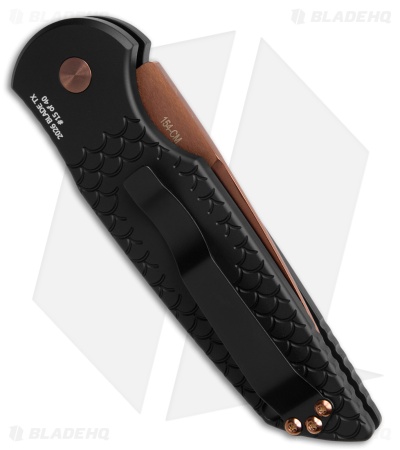 Pro-Tech Tactical Response TR-3 Automatic Knife Scale Black Al (3.5" Copper)
