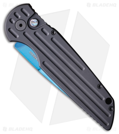 Pro-Tech TR-3 Tactical Response 3 Automatic Knife Black Aluminum (3.5" Sapphire)