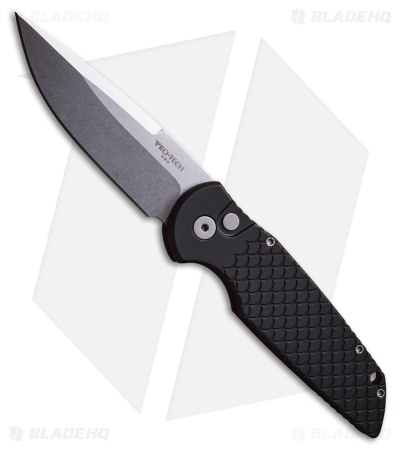 Pro-Tech Tactical Response TR-3 X1 Auto Knife Black Fish Scale (3.5" SW 154CM)