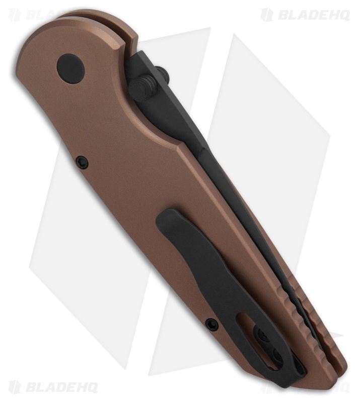 Pro-Tech TR-3 FDE Al Drop Point Black S35VN