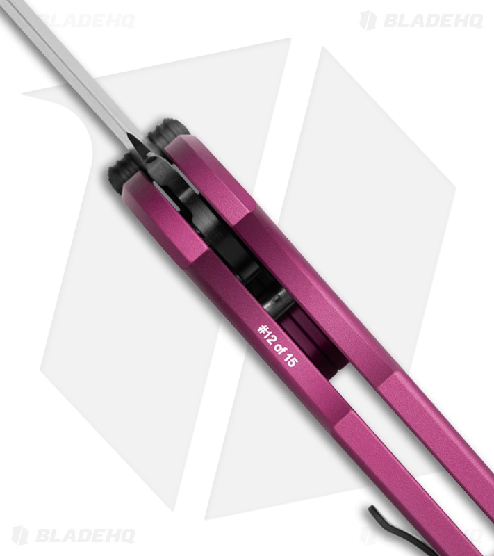 Pro-Tech TR-3 Integrity Button Lock Knife Purple Relic Aluminum