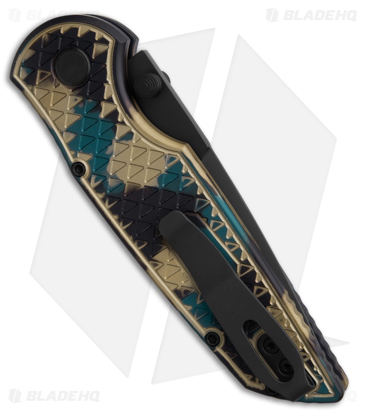 Pro-Tech TR-3 Integrity Button Lock Knife Relic Textured Shipwreck (3.5" DLC)