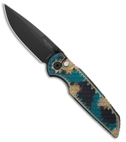 Pro-Tech TR-3 Integrity Button Lock Knife Relic Textured Shipwreck (3.5" DLC)