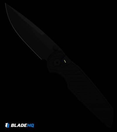 Pro-Tech TR-3 Integrity Operator Button Lock Knife Black Relic Al (3.5" Black)