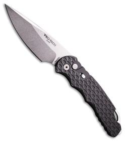 Pro-Tech TR-4.F5 Tactical Response 4 Automatic Knife Black Feather Grip (4" SW)