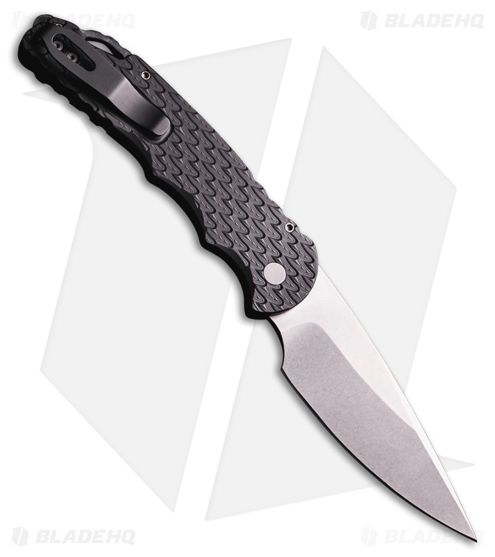 Pro-Tech TR-4.F5 Tactical Response 4 Automatic Knife Black Feather Grip (4" SW)