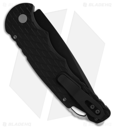 Pro-Tech TR-4 Tactical Response 4 Auto Knife Black Feather Texture Al (4" DLC)