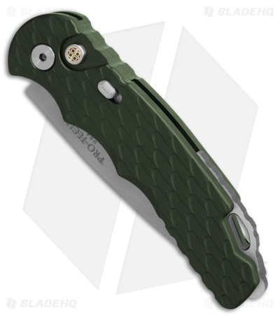 Pro-Tech TR-5 Tactical Response Automatic Feathered Green Al (3.25" SW)