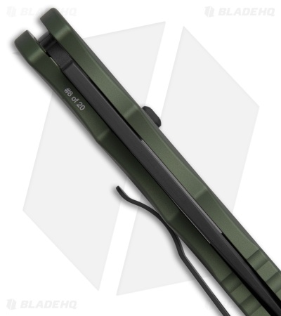 Pro-Tech TR-5 Tactical Response Automatic Green Al (3.25" DLC)