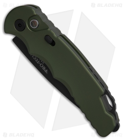 Pro-Tech TR-5 Tactical Response Automatic Green Al (3.25" DLC)