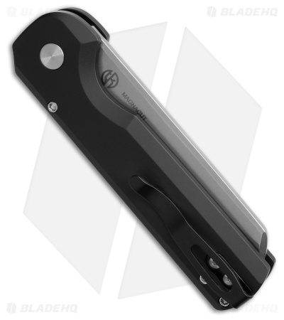 Pro-Tech Slimfoot Automatic Knife Black Aluminum (3.1" Stonewash MagnaCut) 