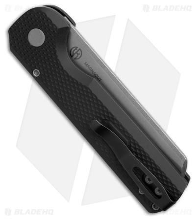 Pro-Tech Slimfoot Automatic Knife Black Textured Aluminum (3.1" SW MagnaCut)