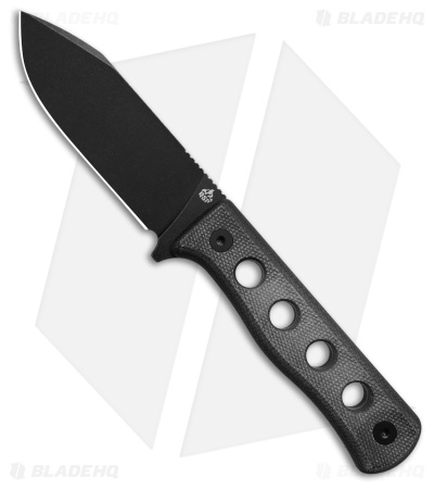 QSP Canary Fixed Blade Knife Black Micarta Black SW