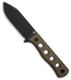 QSP Canary Fixed Blade Fixed Blade Knife Green Micarta (4.25&quot; Black Stonewash) | 206790