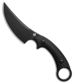 QSP Viper Fixed Blade Knife Black G-10 (4&quot; Black Stonewash) | 229912