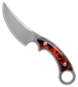 QSP Viper Fixed Blade Knife Tortoise Resin (4&quot; Stonewash) | 229915