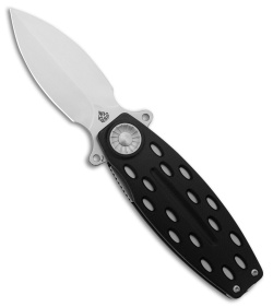 QSP Beetle Liner Lock Knife Black G-10 (3" Satin) QS162-A