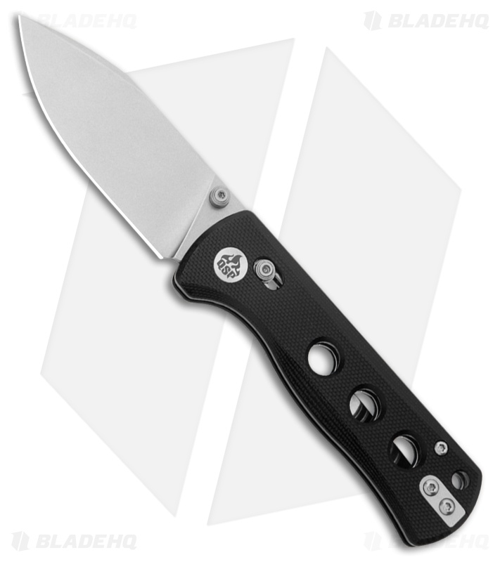 QSP Canary Crossbar Lock Black G-10 Drop Point SW 14C28N