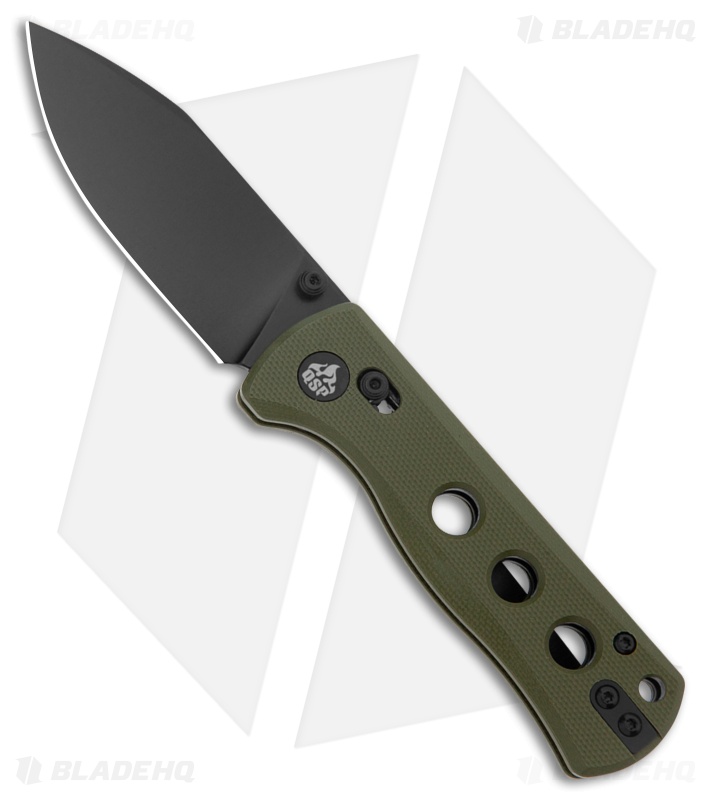 QSP Canary Glyde Lock Knife Olive Green G-10 (2.8" Black) QS150GL-B2