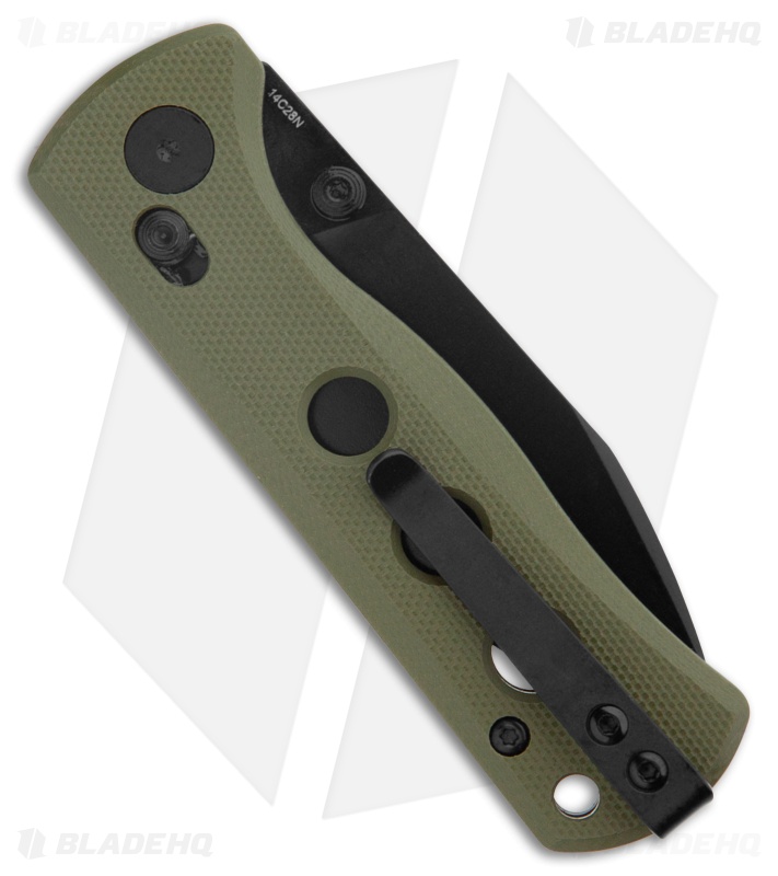 QSP Canary Glyde Lock Knife Olive Green G-10 (2.8" Black) QS150GL-B2