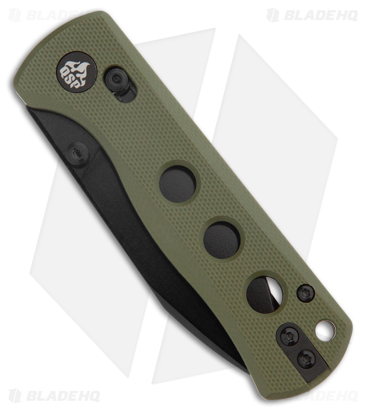QSP Canary Glyde Lock Knife Olive Green G-10 (2.8" Black) QS150GL-B2