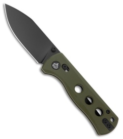 QSP Canary Glyde Lock Knife Olive Green G-10 (2.8" Black) QS150GL-B2