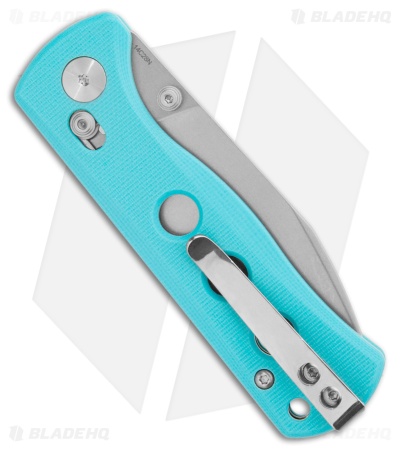 QSP Canary Glyde Lock Knife Tiffany Blue G-10 (2.8" Stonewash) QS150GL-C1