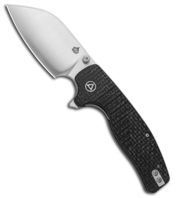 QSP Chefmaster Liner Lock Knife Brown Coarse Micarta (3.2" Satin) QS163-C1