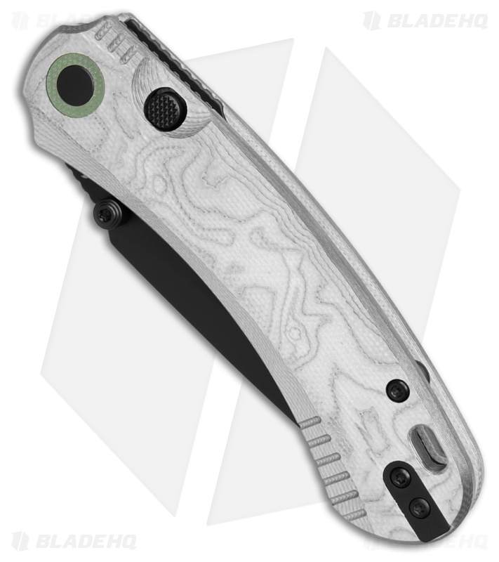 QSP Coyote Button Liner Lock Knife Aluminum Foil G-10 (3.2" Black)