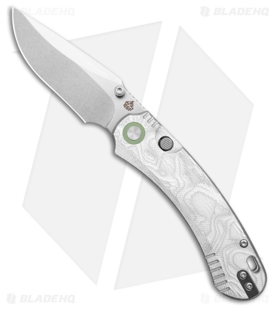 QSP Coyote Button Liner Lock Knife Aluminum Foil G-10 (3.2" SW)