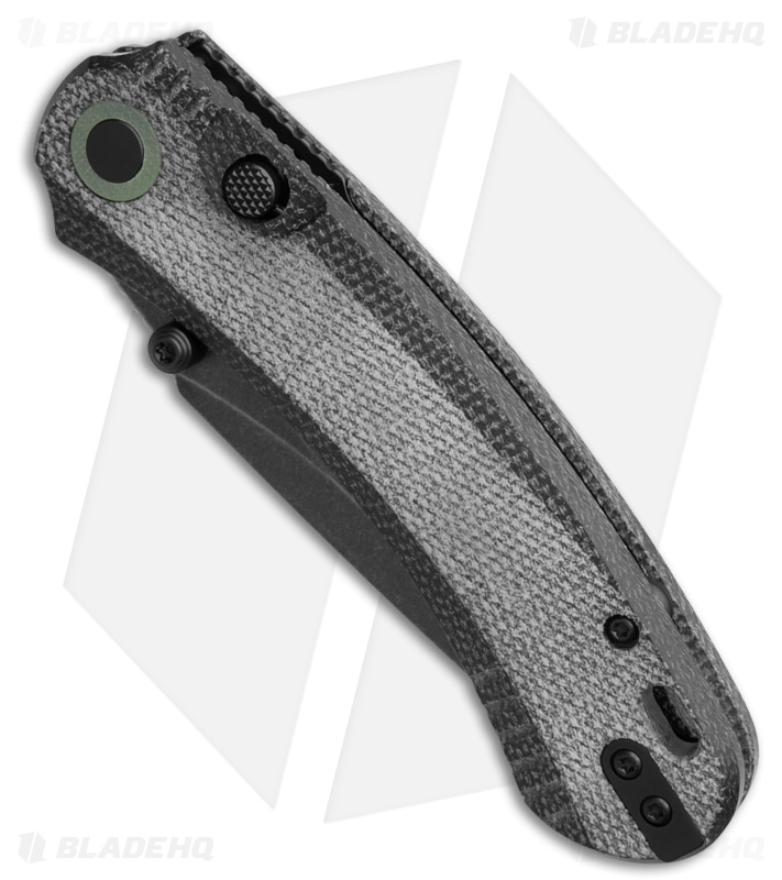 QSP Coyote Button Liner Lock Knife Black Micarta (3.2" Black SW)