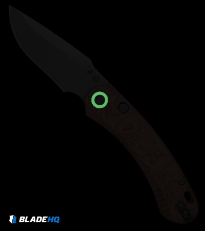 QSP Coyote Button Liner Lock Knife Copper Foil G-10 (3.2" SW)